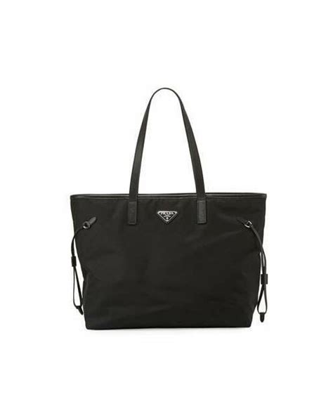 prada vela nylon side cinch shopper tote|Prada Vela Side.